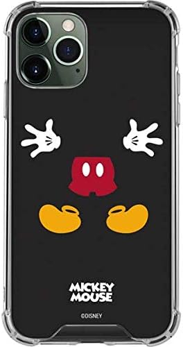 Skinit Clear Phone Case Compatible with iPhone 12 Pro - Officially Licensed Disney Mickey Mouse Body Design