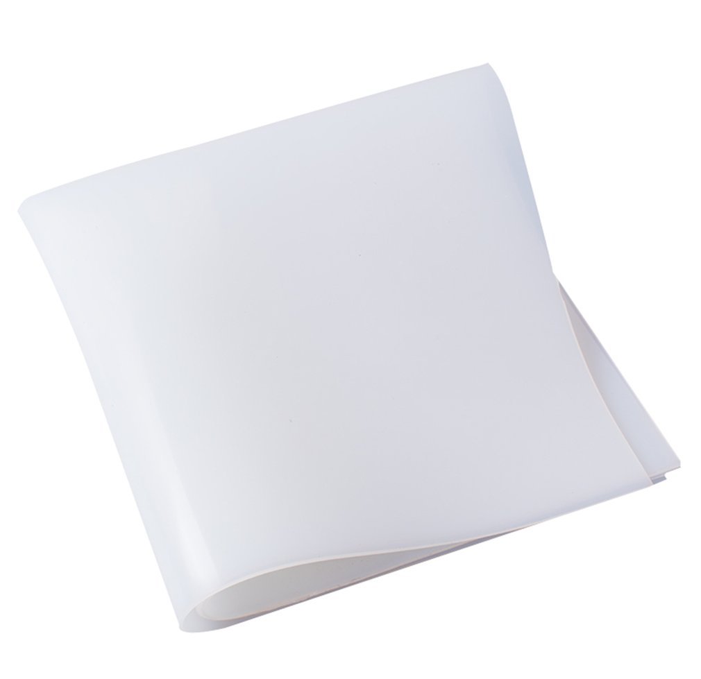 YJINGRUI 1 feuille de caoutchouc de silicone de haute qualité pour isolateurs résistants à la chaleur (500X500X1mm)
