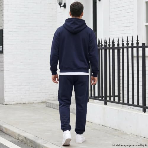 ENOSKY Men 2 Piece Sweatsuit, Soft Long Sleeve Tracksuit Casual Outfits - image 4