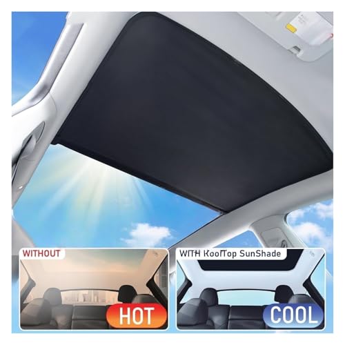 Pare-soleil voiture haut de gamme pour Tesla Model Y - Isolation thermique sans affaissement