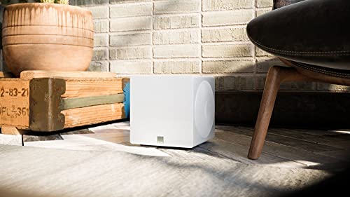 Image of SVS 3000 Micro Subwoofer (Piano Gloss White) | Active Dual 8-in Drivers, 800 Watt RMS, Sealed Cabinet