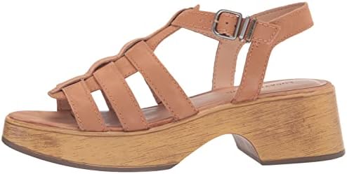 Lucky Brand womens Jemimmy Sandal Platform, Latte, 7.5 US | Image 7