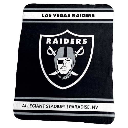 Logo Brands Pro Football Classic Fleece Throw Blanket - 50 x 60 (Las Vegas - Raiders)
