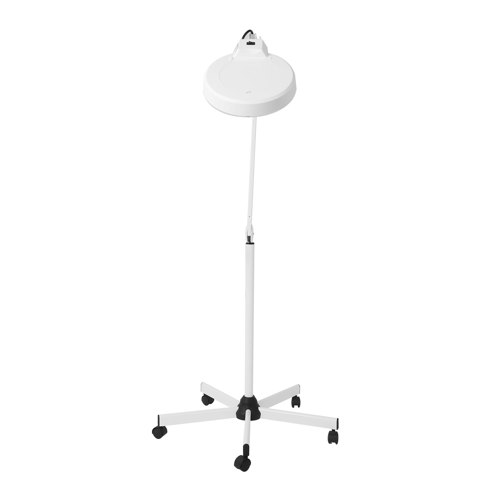 Lámpara lupa, lámpara de escritorio LED con uñas, aumento 8x, 2400 LM,blanco
