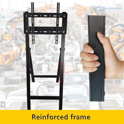 Soporte móvil para TV de 26-55 pulgadas con ruedas ajustable miniatura 6