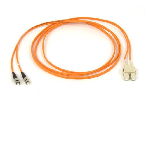 Cable de Red Belkin de Fibra Óptica 2,13m con Conectores ST a SC Naranja para Conexión Estable