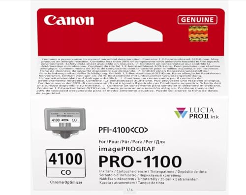 Canon PFI-4100R – Cartouche d’Encre d’Origine pour imprimante Photo (1x Rouge) – Compatible imagePROGRAF PRO-1100