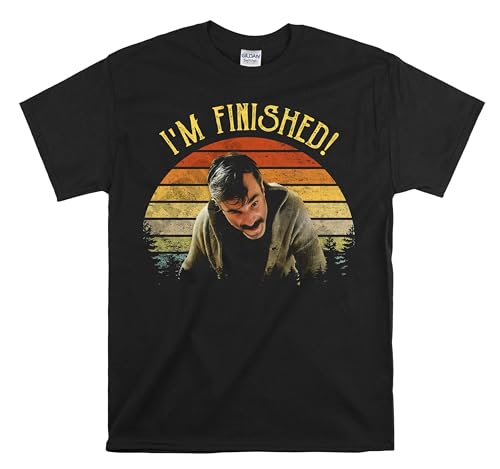 Printable Area T-shirt vintage « There Will Be Blood » de Daniel Plainview I'm finished - Unisexe, Noir , L
