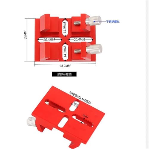 Base del buscador roja para telescopio astronómico en tus noches de observación 5