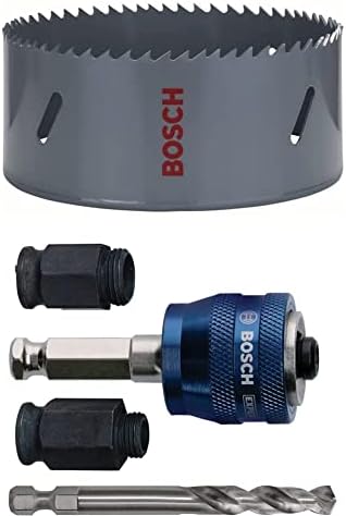 Bosch Professional 1x Hole Saw HSS Bi-metal for standard adapter (for various materials, Ø 60 mm, Accessory Rotary Drill)