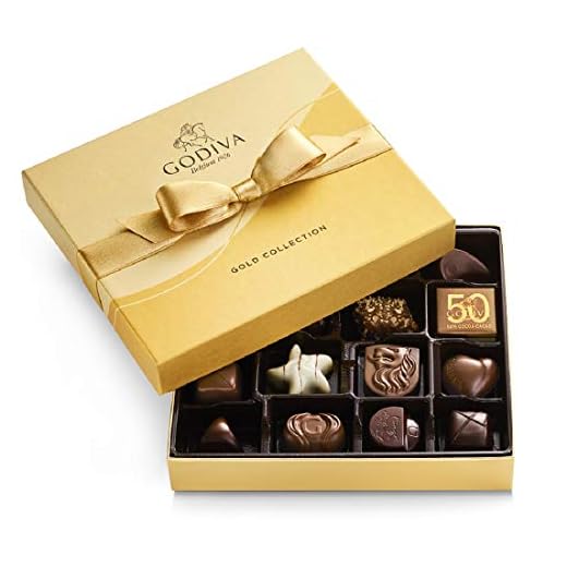 Godiva Chocolatier Chocolate Gold Gift Box, Assorted, 19 pc.
