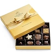 Godiva Chocolatier Chocolate Gold Gift Box, Assorted, 19 pc.
