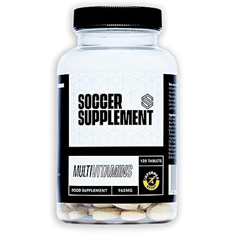MULTIVITAMIN - by Soccer Supplement - Plays an Essential Element in Supporting Daily Vitamin and Mineral Needs, Used by Premier League Footballers, Informed Sport Tested - 120 Tablets Cover