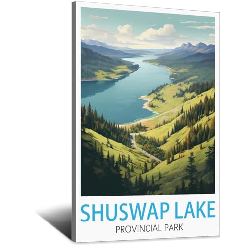 Poster Shuswap grand format 60x90cm pour habiller un mur nu