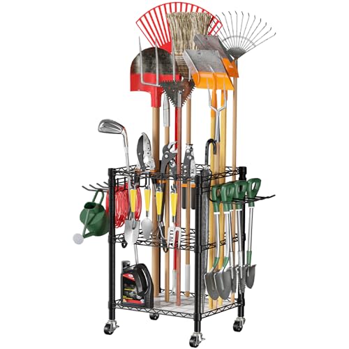 Roxibelt T1 Garden Tool Organizer(With Lockable Wh