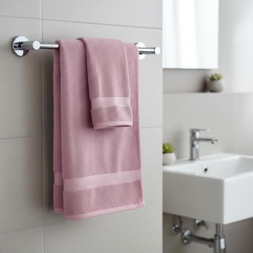 Image of Sulfar 100% Combed Cotton, Quick Drying Highly Absorbent, Luxury Hand Towel Set (Pack of 4, 40 X 70 cm) Soft Berry
