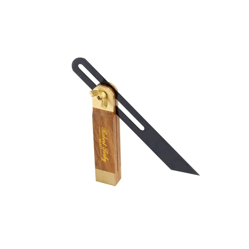 Robert Sorby Select RS-CSB75 Carpenters Sliding Bevel 7.1/2" - Adjustable Bevel Gauge - Angle Finder with Rosewood Hardwood Handle