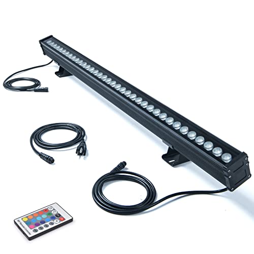 RSN LED Wall Washer Light, 144W RGBW Linkable Linear Wall