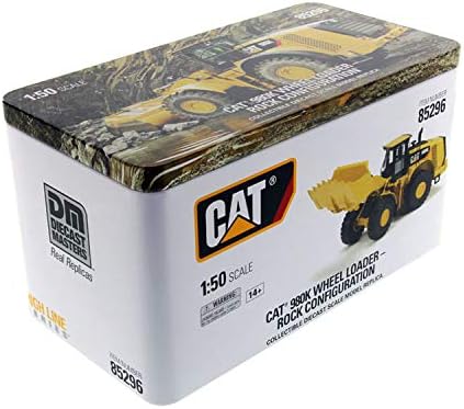 Miniatura 7 de para CAT 980K Cargador de ruedas Configuración de roca 1/50 DIECAST Modelo CAR Truck