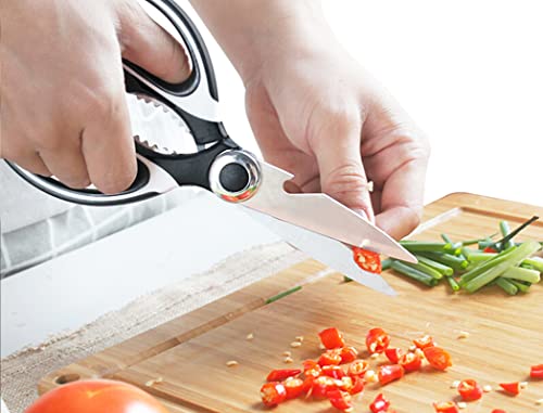 Image of Kitchen Scissors 2 Pack Shears All Purpose Heavy Duty Sharp for Food