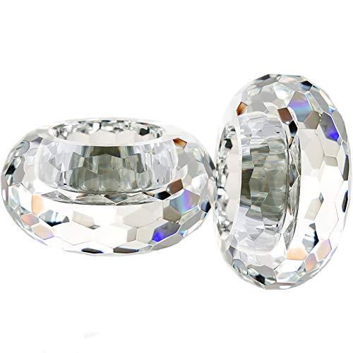 DONOUCLS Crystal Tealight Candle Holders