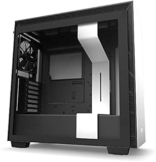 NZXT H710 - CA-H710B-W1 - ATX Mid Tower PC Gaming Case - Front I/O USB Type-C Port - Quick-Release Tempered Glass Side Panel - Cable Management System - Water-Cooling Ready - White/Black
