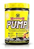 MAMMOTH PUMP – Pre Workout Powder, Superior Muscle Pumps, Increase Strength & Endurance, Explosive Power & Energy Supplement, Heightened Focus, Quick Recovery, Reduced Soreness (60 Serves, Fruit Punch)