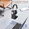 Wantek Wireless Headset with Mic - USB & Bluetooth Connectivity, 45+ Hour Battery Life, AI Noise Cancelling Adjustable Microphone Charging Dock, Comfort Fit for Home/Office/Mobile Phone #2