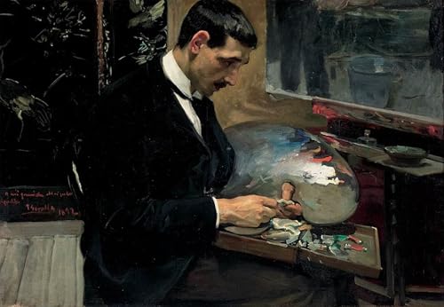 Peinture Décorative sur Toile Sorolla pour sublimer un mur blanc 60x90