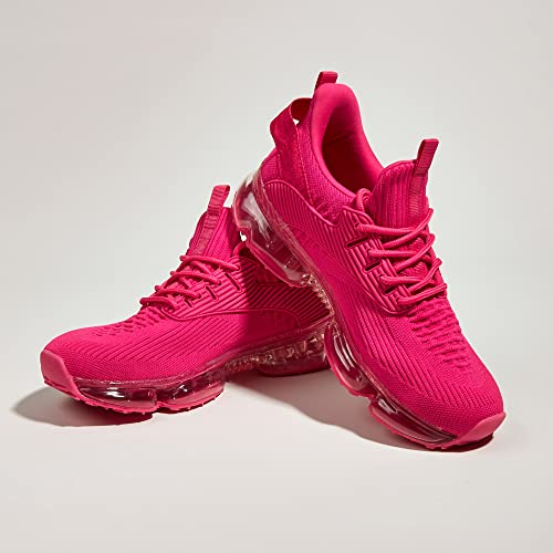 Image of LUCKY STEP Women Air Cushion Fashion Sneakers Breathable Casual Comfortable Lightweight Walking Shoes