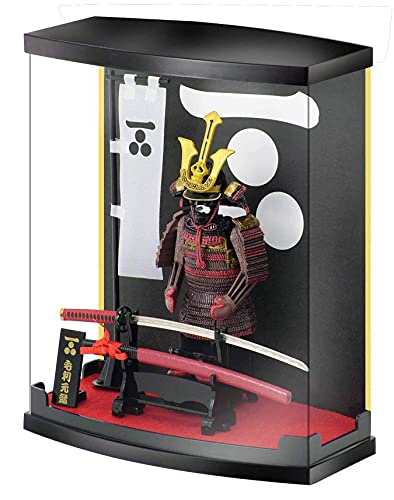MEISTER JAPAN Samurai Figure, Mori Motonari Armor Scale 1/10, Authentic Samurai Gifts for Men, for Living Room, Office Ornaments