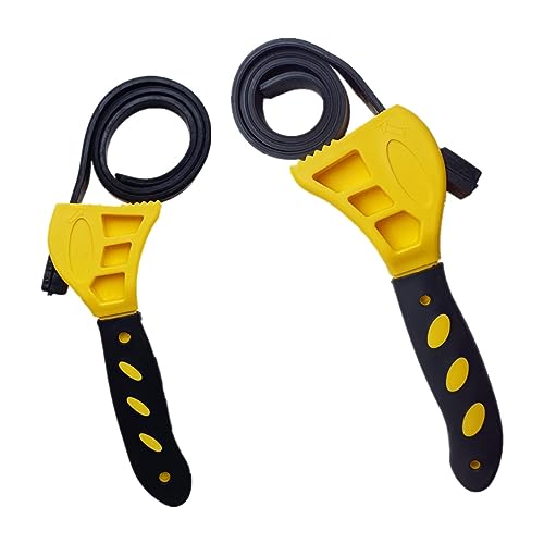 CLE A MOLETTE,8 Inch--Clé De Réparation Pour Filtre à Huile, 50cm, Sangle En Caoutchouc, Ouvre