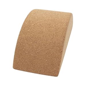 Yoga Exercise Bricks – Wooden Yoga Training Blocks | Natural Cork Dance Bricks | Indoor Outdoor Workout Equipment Lightweight Blocks for Sports Training for Gym, Bedroom