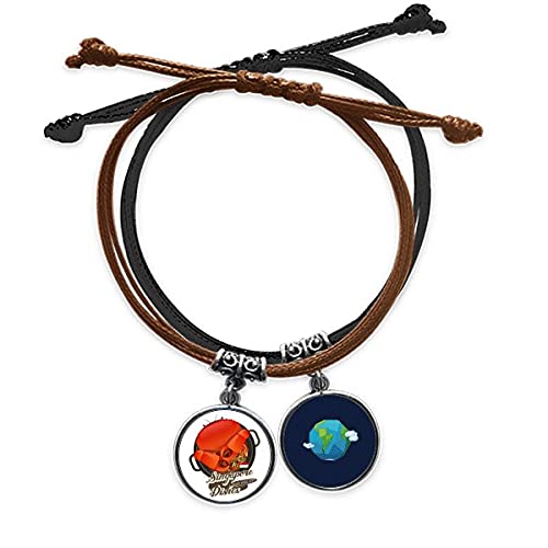Chili Cangrejo pulsera de cuero hipoalergénica que no mancha la piel ni pierde su forma