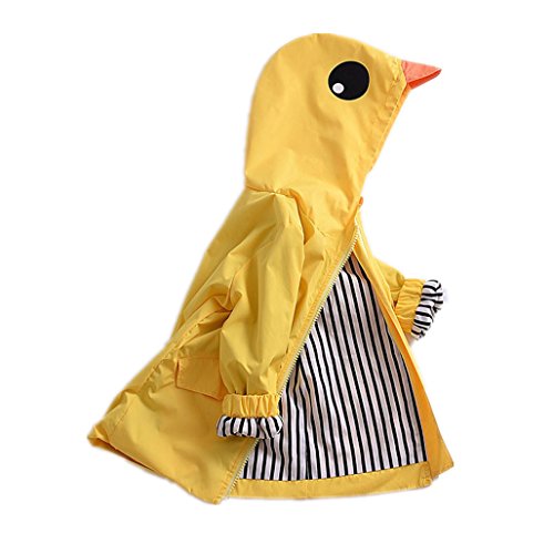 Anti-Stain Easy Clean Playwear Unisex Toddler Kids Duck Dinosaur Shark Animal Raincoat Cute