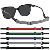 🚨【Design Ajustable】 : Cette cordons élastiques pour lunettes s'étire jusqu'à 12,6 pouces, vous pouvez l'ajuster à votre taille, maintenir vos lunettes fermement en place, vous n'avez donc pas à vous inquiéter qu'elles tombent.