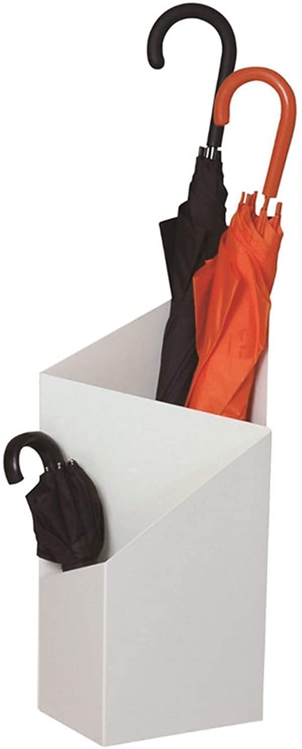 XDLEDMKIZ Umbrella Stand, Wrought Iron Umbrella Stand, Can Hold 8 Long & Short Umbrellas, Hotel Umbrella Bucket