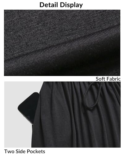 Plus Size Swimsuit Cover Up - Strapless Smocked Women Midi Swimwear Coverup with Pockets3