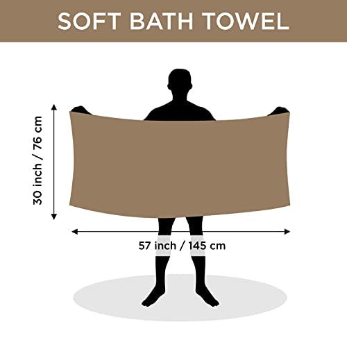 Image of NFI essentials Microfiber Super Absorbent Bath Towel (57 inchx30 inch) Soft Bath Towel for Multipurpose Use for Sports, Travel, Fitness, Yoga, Bathroom, Gym (TOW-3-P3)