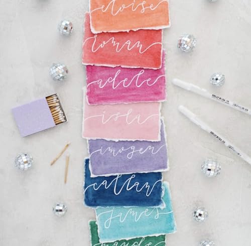 SAKURA Gelly Roll bolígrafos de gel, punta variada, tinta blanca, pack de 5 miniatura 7