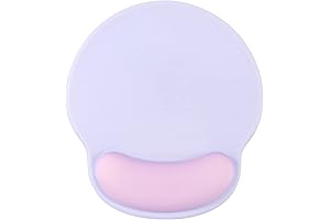 Ergonomic Mouse Pad with Adorable Color-Blocking and Gel Support
