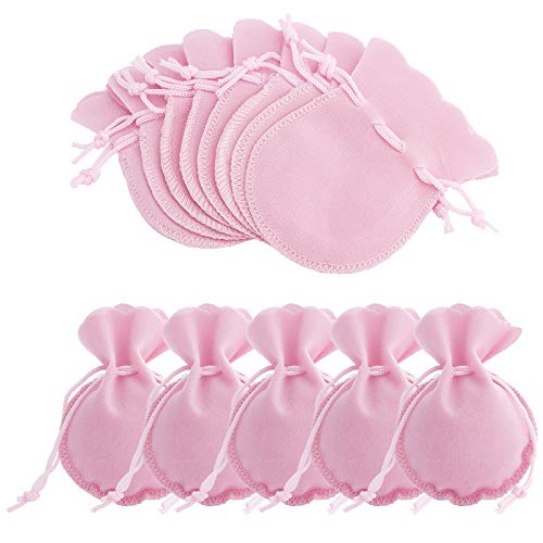 nbeads 50 Pcs Sachets Pochettes en Velours, 9x7 cm Forme de Calebasse Pochette à Bijoux Pochettes Petits Sacs-Cadeaux de Bonbons pour Les Cadeaux de Fête d'anniversaire de Mariage de Noël Cover