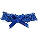 KWKPR Strumpfband Blau Hochzeit, Oberschenkelbänder Sexy Spitze Braut Strumpfband, Blue Bow Bridal Accessories for Party, Engagement, Bridal Shower