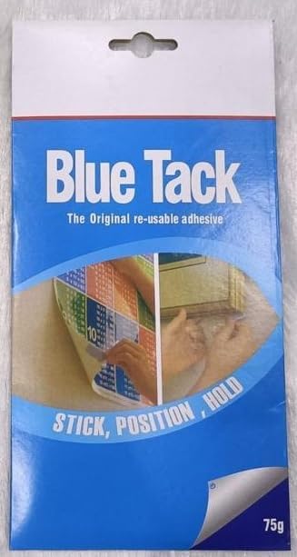 ART RANGER Blue Tack, Resuable adhesive gum for sticking, Blue tack for wall, Blue tack clay,Clean, Safe & Easy to Use, Non-Toxic, Handy 75g (pack of 1).-picture-14