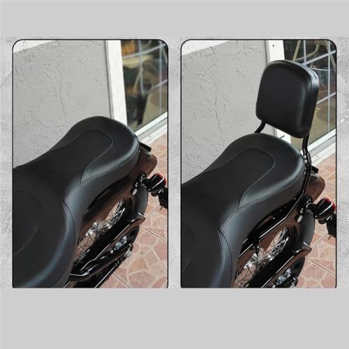 Dossier passager moto pour Softail Fat Boy et Breakout 2018-2026 noir - 3