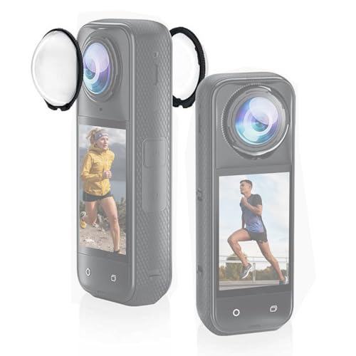 Protector Rotativo Premium para Lente de Insta360 X5 | Cristal Templado 9H, Recubrimiento Antirreflejo, Antiempañante y Resistente a Rayaduras miniatura 1