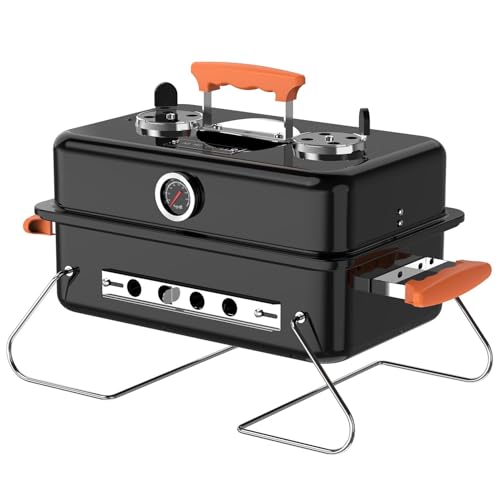 KEYO GRILL 16 Zoll Holzkohlegrill - 173 Sq In, Tragbarer...