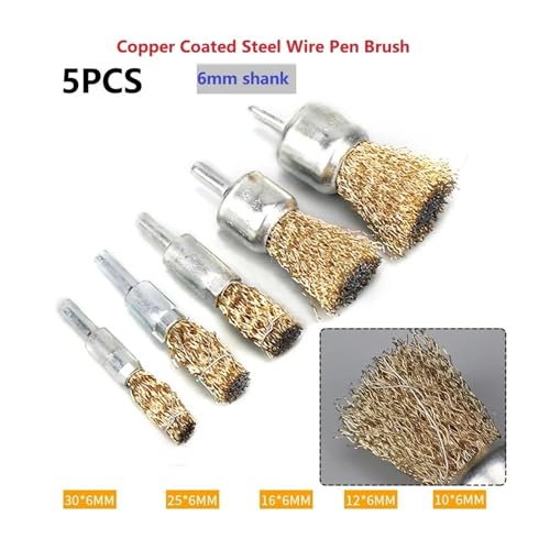 Brosse rotative 6mm contre la corrosion et résidus de soudure