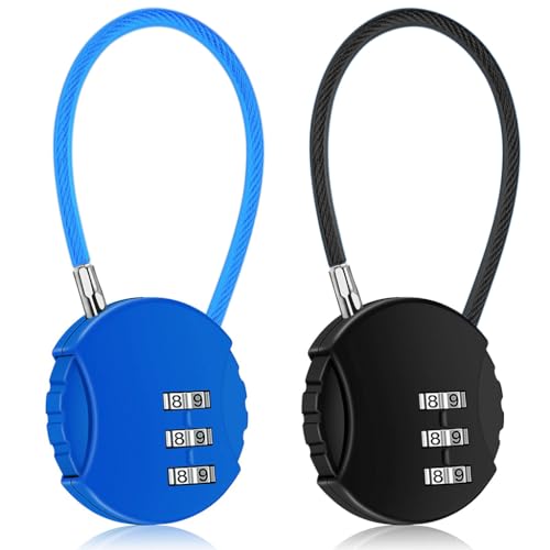 HASTHIP® 2Pcs Luggage Number Lock, Combination Lock Padlock ...