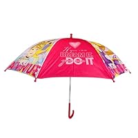 Disney Princess Umbrella for Kids Girls Classic Stick Auto Open Umbrella Windproof Brolly 40Inches Arc Canopy for Ages 3-7 Years